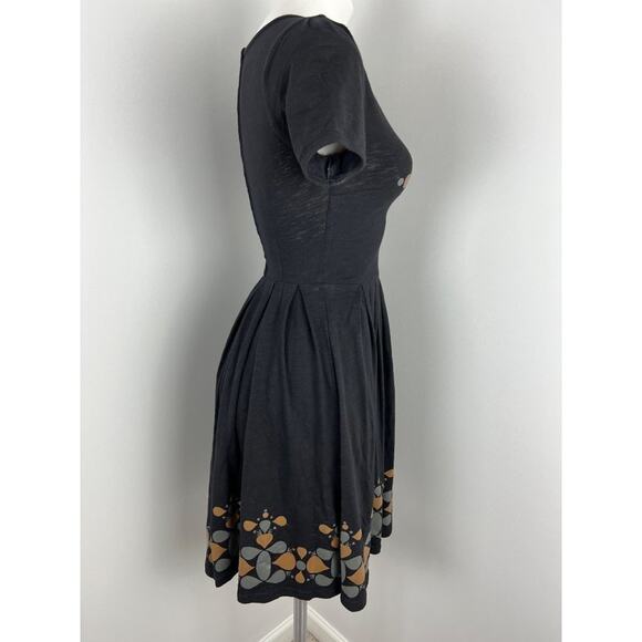 Dear Creatures Short Sleeved Fit & Flare Dress XS Twee - Picture 3 of 6